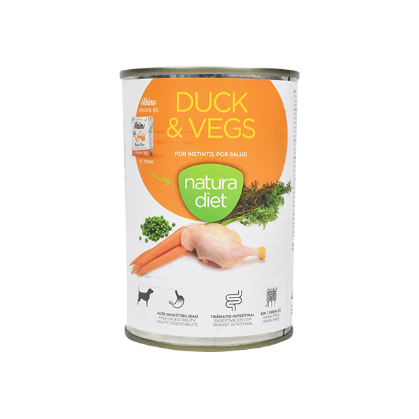 Imagem de NATURA DIET DOG DUCK & VEGS 400 GR