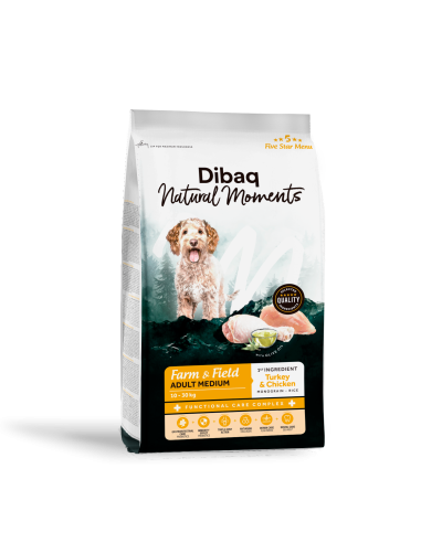 Imagem de Dibaq Natural Moments 5 Star Peru e Frango Raças médias adultas