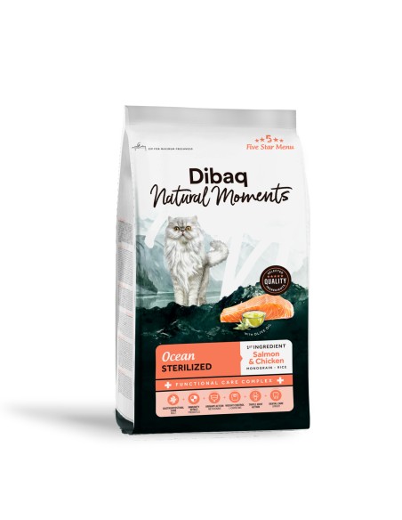 Imagem de Dibaq Natural Moments 5 Star Esterilizado Salmão 1,5kg