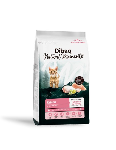 Imagem de Dibaq Natural Moments 5 Star Kitten 1,5kg