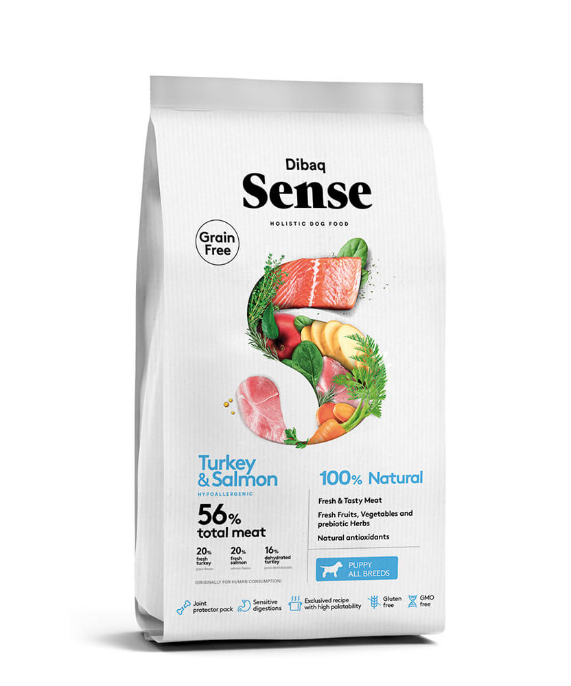 Imagem de Dibaq Sense Grain Free SALMÃO e PERÚ (PUPPY)