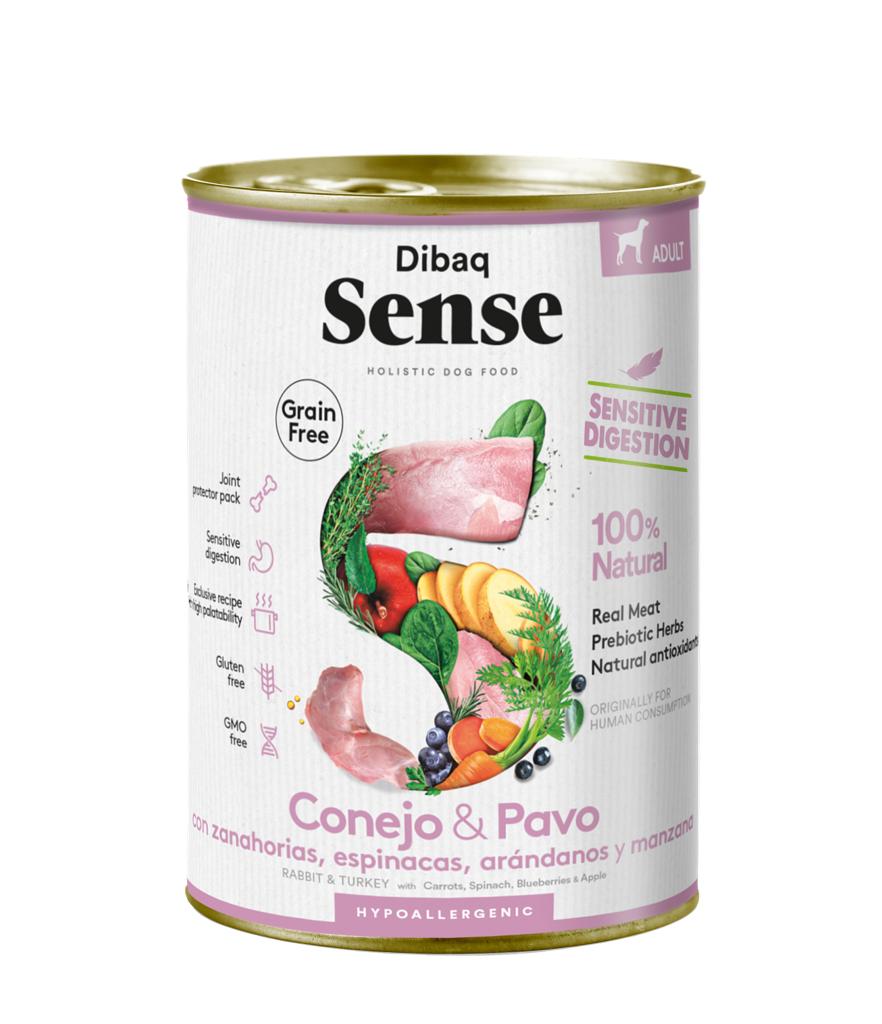 Imagem de Dibaq Sense Grain Free COELHO e PERÚ 380gr.